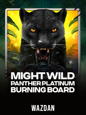 Mighty Wild Panther Burning Board