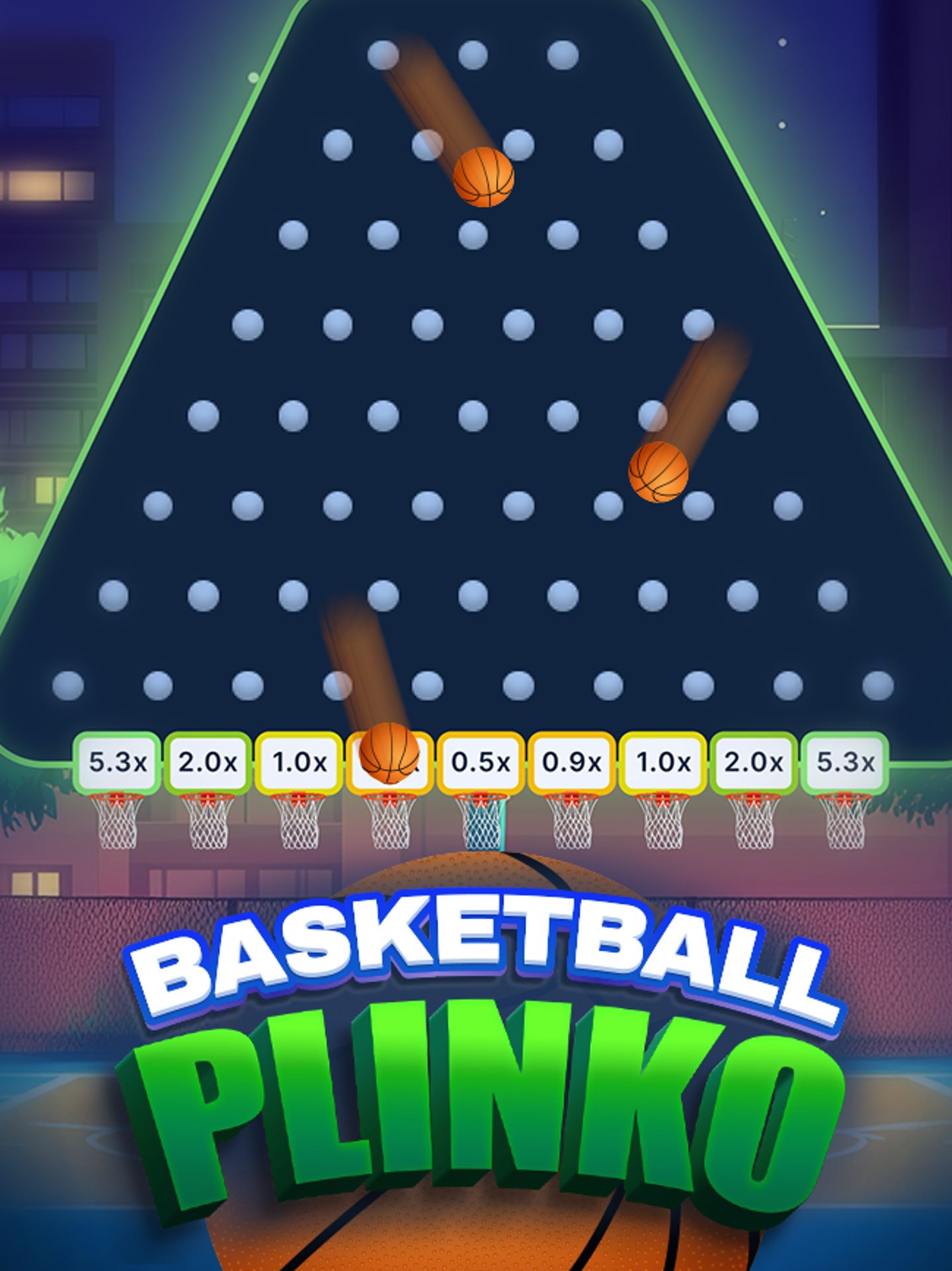 Basketball Plinko