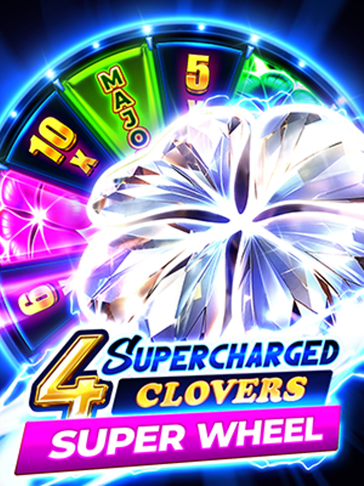 4 Supercharged Clovers: Super Wheel