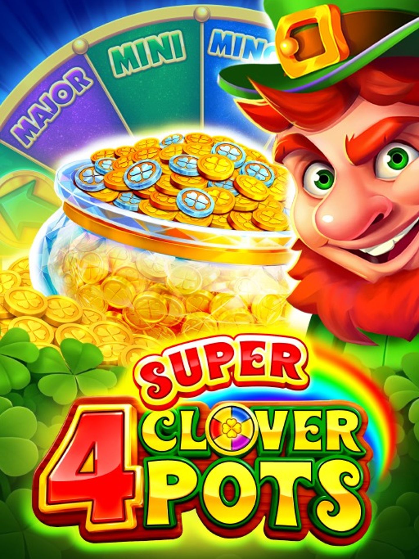 4 Super Clover Pots