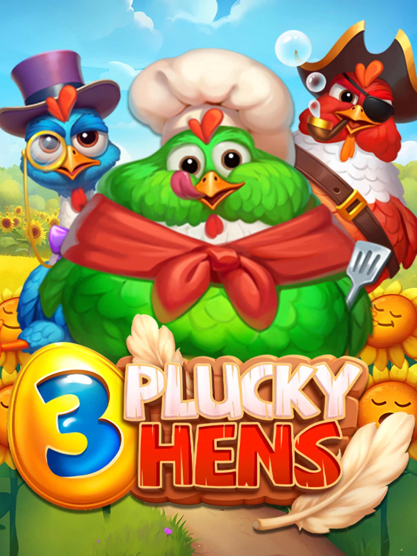 3 Plucky Hens