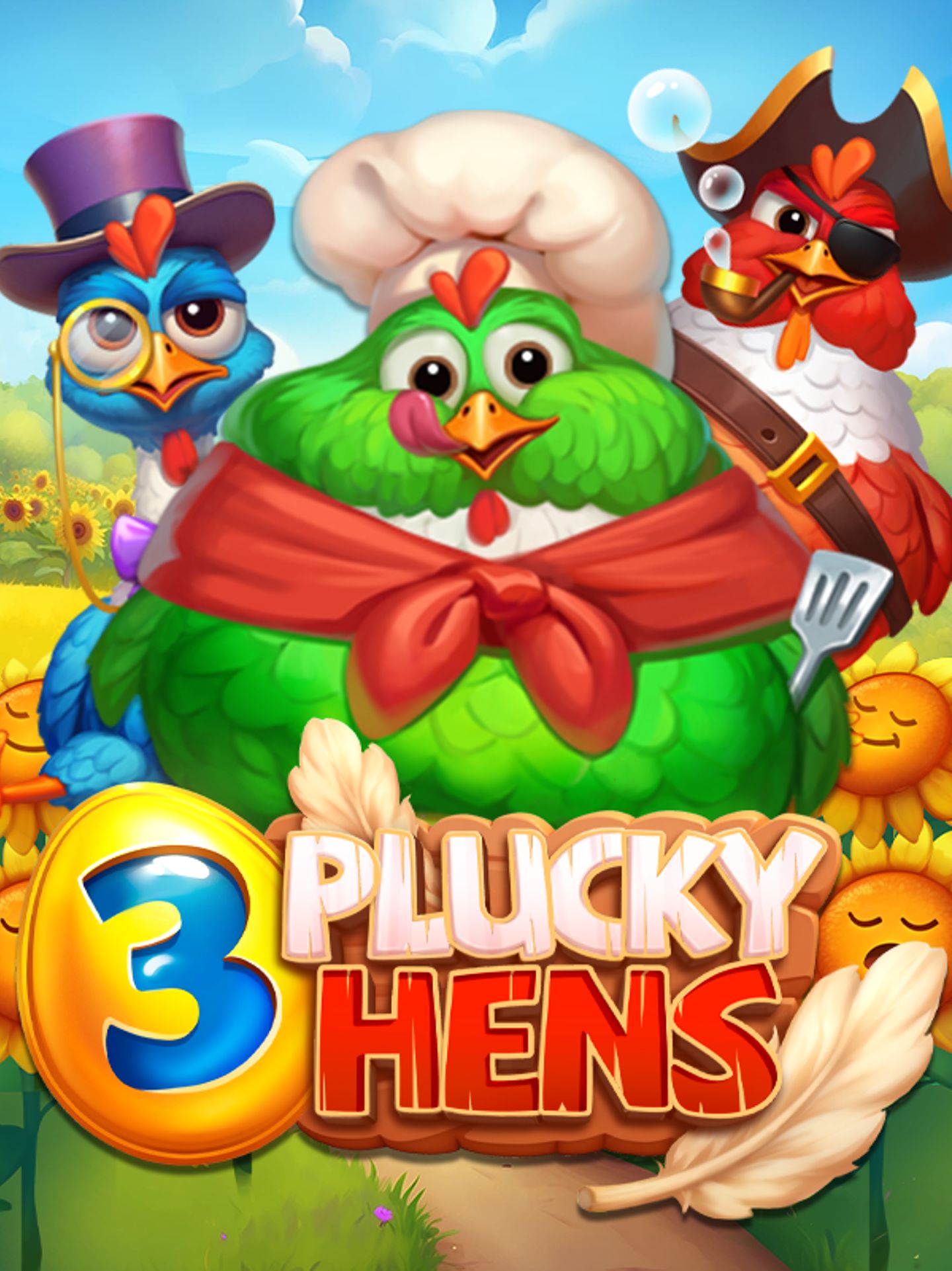 3 Plucky Hens