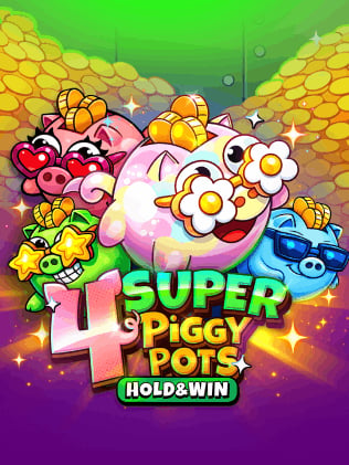 4 Super Piggypots: Hold&Win