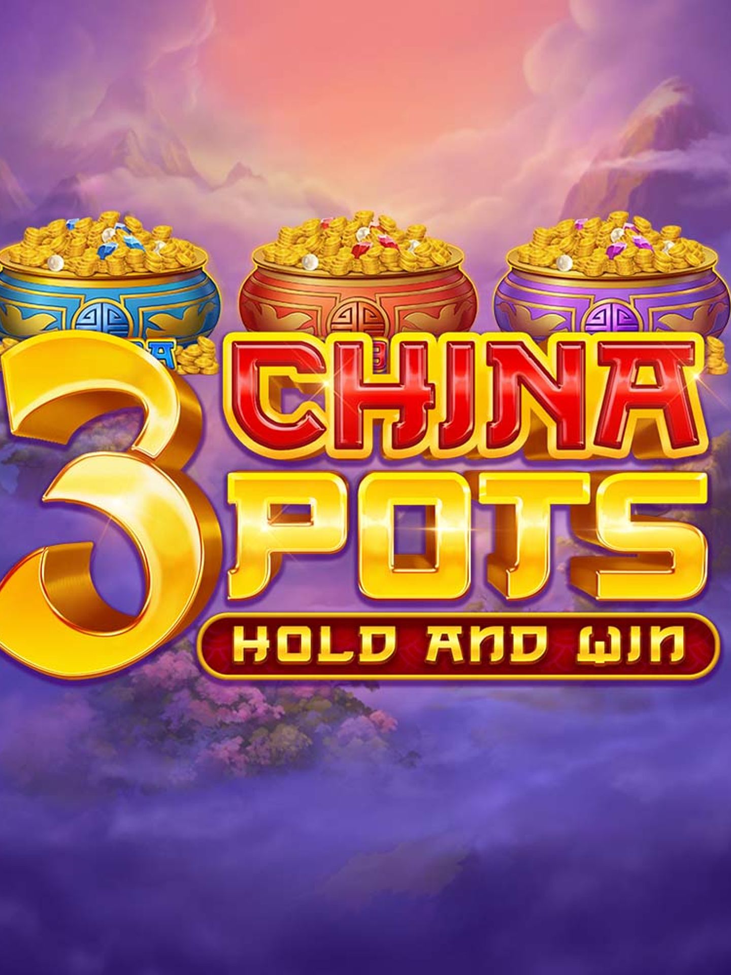 3 china pots