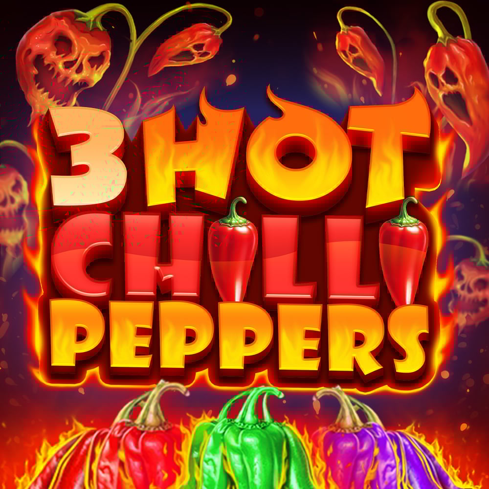 3 hot chilli peppers