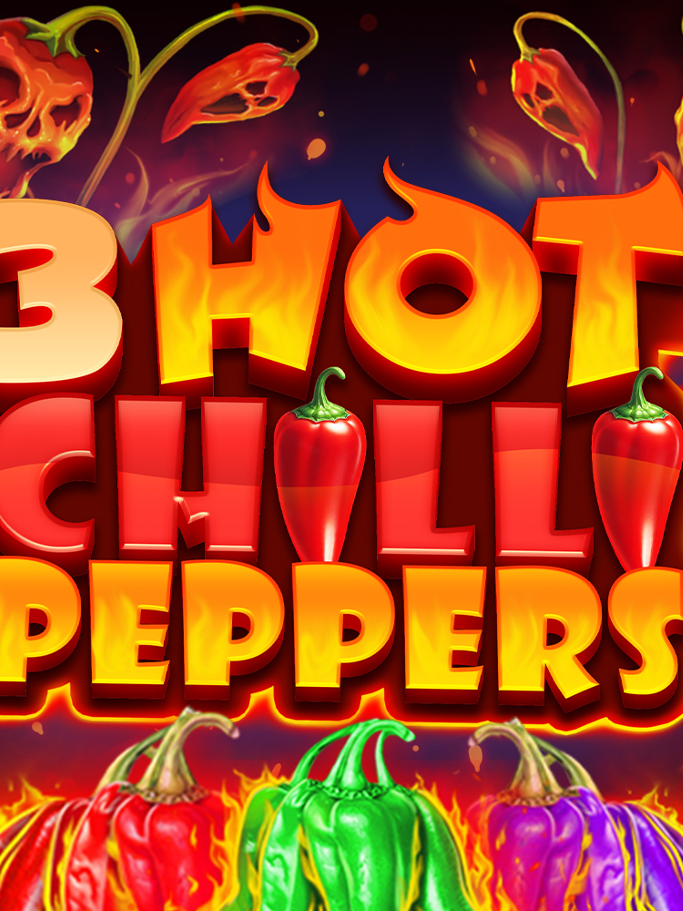 3 hot chilli peppers