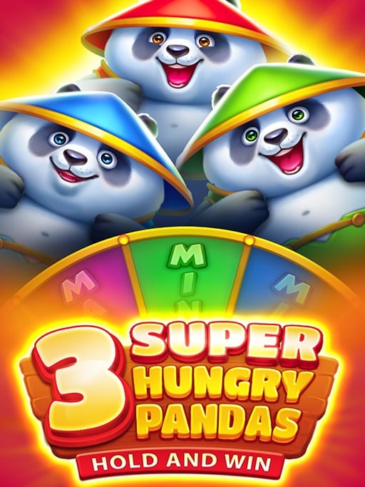 3 Super Hungry Pandas